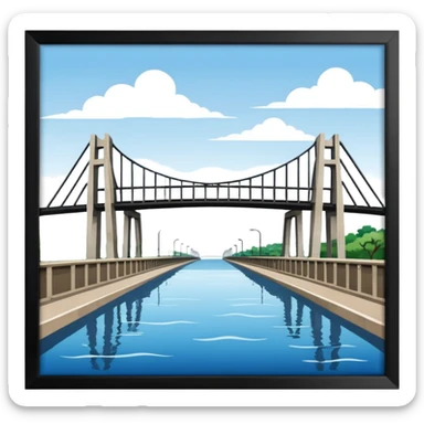 bridge maracaibo venezuela sticker