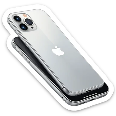 iPhone 14 Pro with dynamic island feature, sleek design sticker