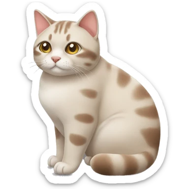 Chonk cat sticker