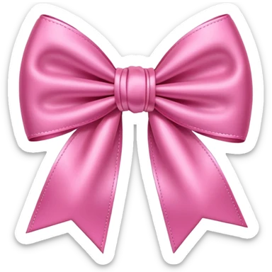Pink bows  sticker