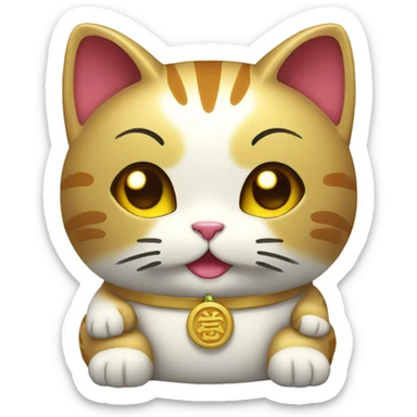 Maneki-neko sticker