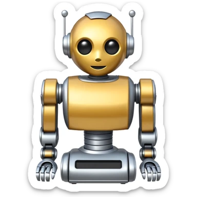 data collection robot sticker