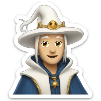 a ermine wizard sticker