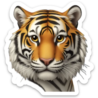 tiger in ca'ge sticker