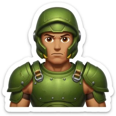 doom slayer sticker