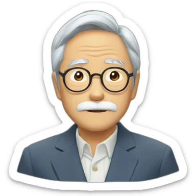 Hayao Miyazaki sticker