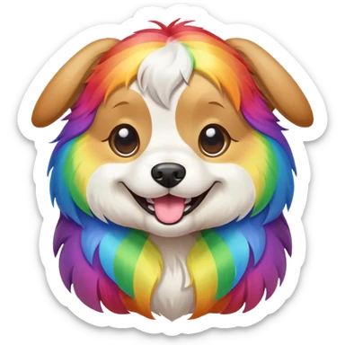 Gay dog sticker