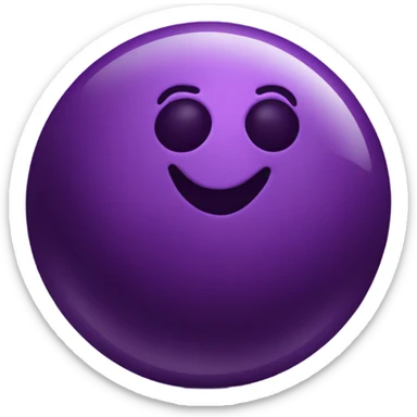 Purple boba sticker