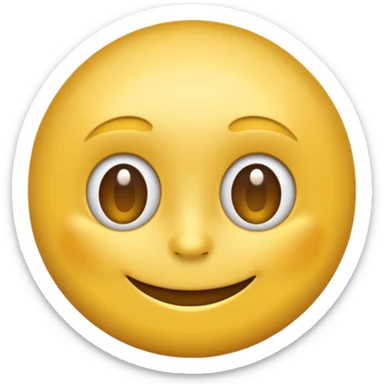 2026 yellow faced emoji sticker