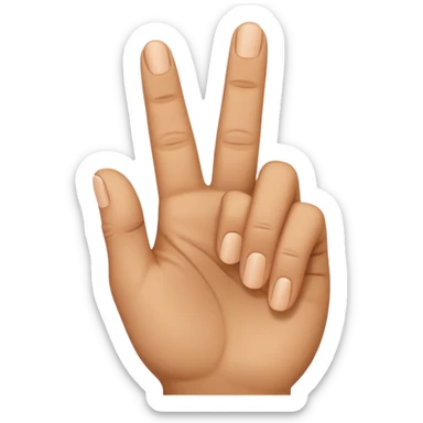 ASL Alphabet F sticker