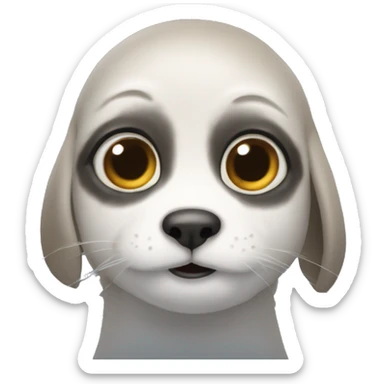 una foca mona  sticker