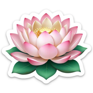 Lotus bouquet sticker
