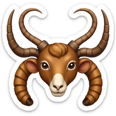 Ram horns sticker