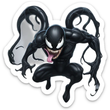 Venom symbiote sticker