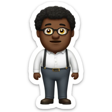 Black Peter griffin sticker