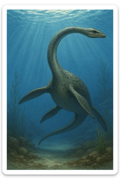 Plesiosaurus sticker