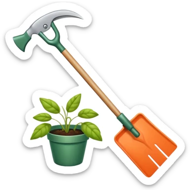gardening sheers sticker
