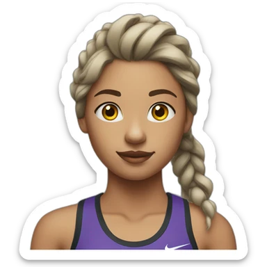 girl with nike pros sticker