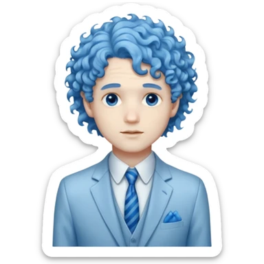 ethereal-pastel-transparent-translucent-gorgeous-spectral-dark-greyish-whitish-gloomy-man-with-blue-curly-hair-with-a-beautiful-creme-suit sticker