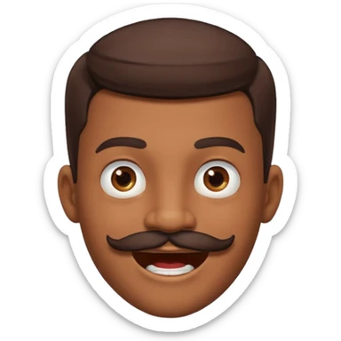 mustache Young boy,Big mustache, different faces.


negative: Dont use same face. sticker