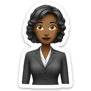 Female lawyer sticker