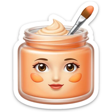 The makeup cream only has a cream form. sticker