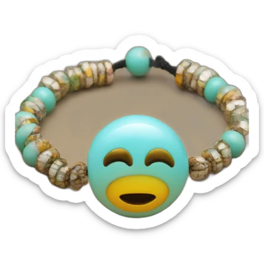 bead friendship bracelete sticker