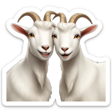 goats-in-love sticker