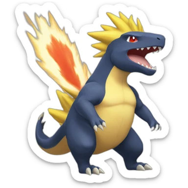Hisuian Typhlosion sticker