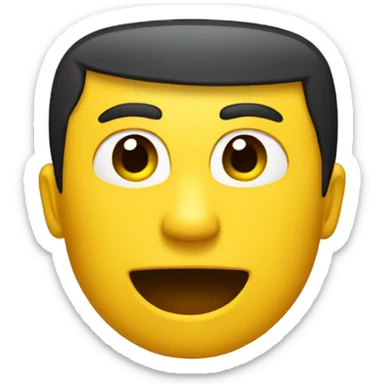 a rectangle half yellw alf red .yellow on top red on bottom sticker