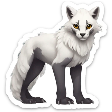 Modern Rare Fantasy Vernid-Trico-species by LiLaiRa, markings, full body sticker