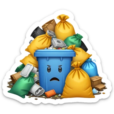 trash sticker