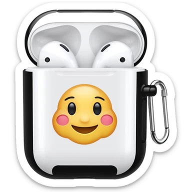 airpods case emoji sticker