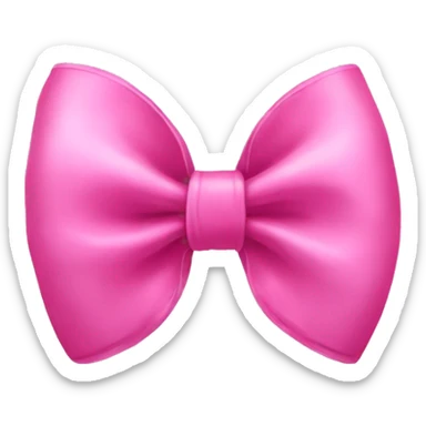 Pink bow  sticker