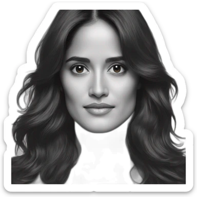 young-salma-hayek sticker