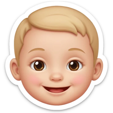 Cute emoji hii very cutie baby 😊 sticker