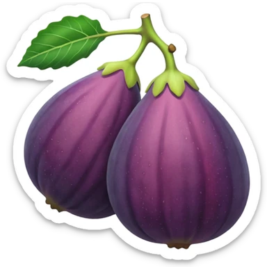 Fig fruit sticker
