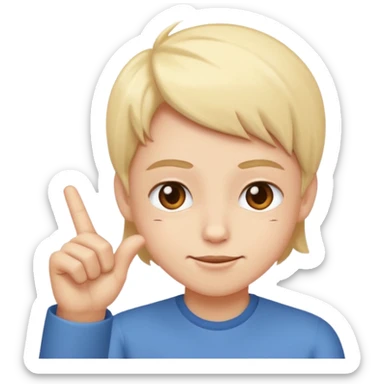 The sweet face flipping you off sticker