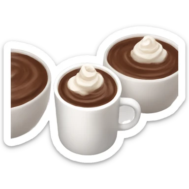 Aesthetic hot chocolate  sticker