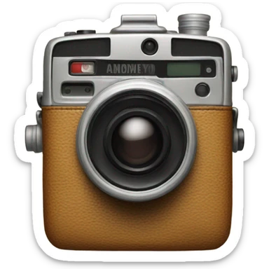 i want you to create a disposable camera vintage emoji sticker