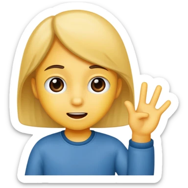 A kid saying 67 sticker