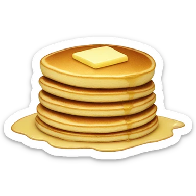 Pancake sticker