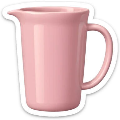 Can u create a cute and aesthetic pastel pink tall coffee mug to add to my caption sticker