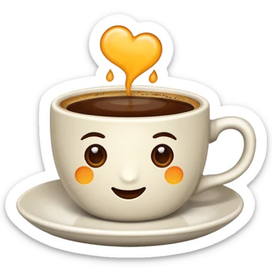 Taza de cafe sticker