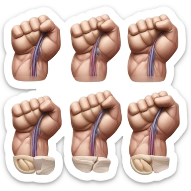 anatomy biceps sticker