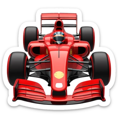 Irl f1 icon real one black and red letters F1 sticker