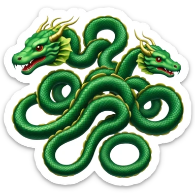 YAMATA NO OROCHI multicabeza sticker