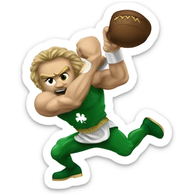 Fighting Irish defeating Nitney Lions sticker