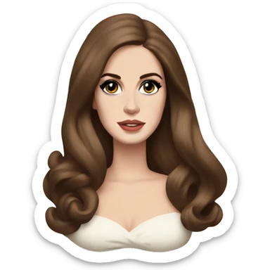 lana del rey coquette sticker