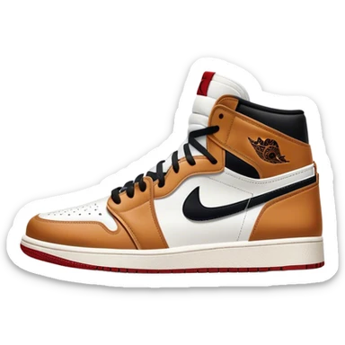 flexing nike air Jordan 1  sticker